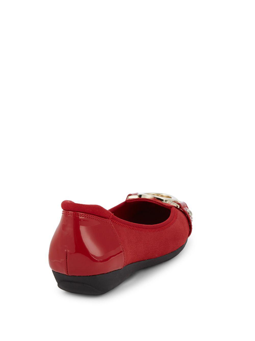 anne klein red shoes