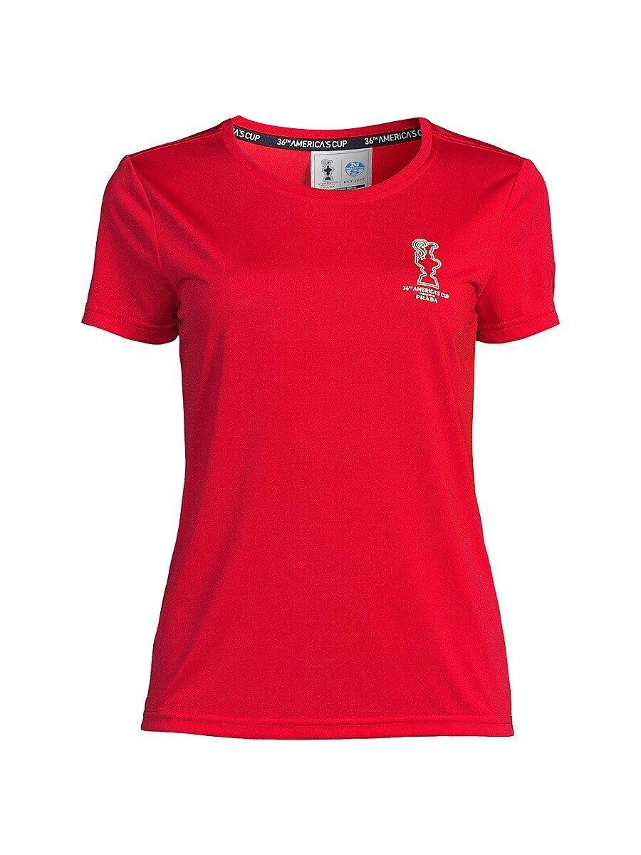 Prada Logo T-shirt in Red