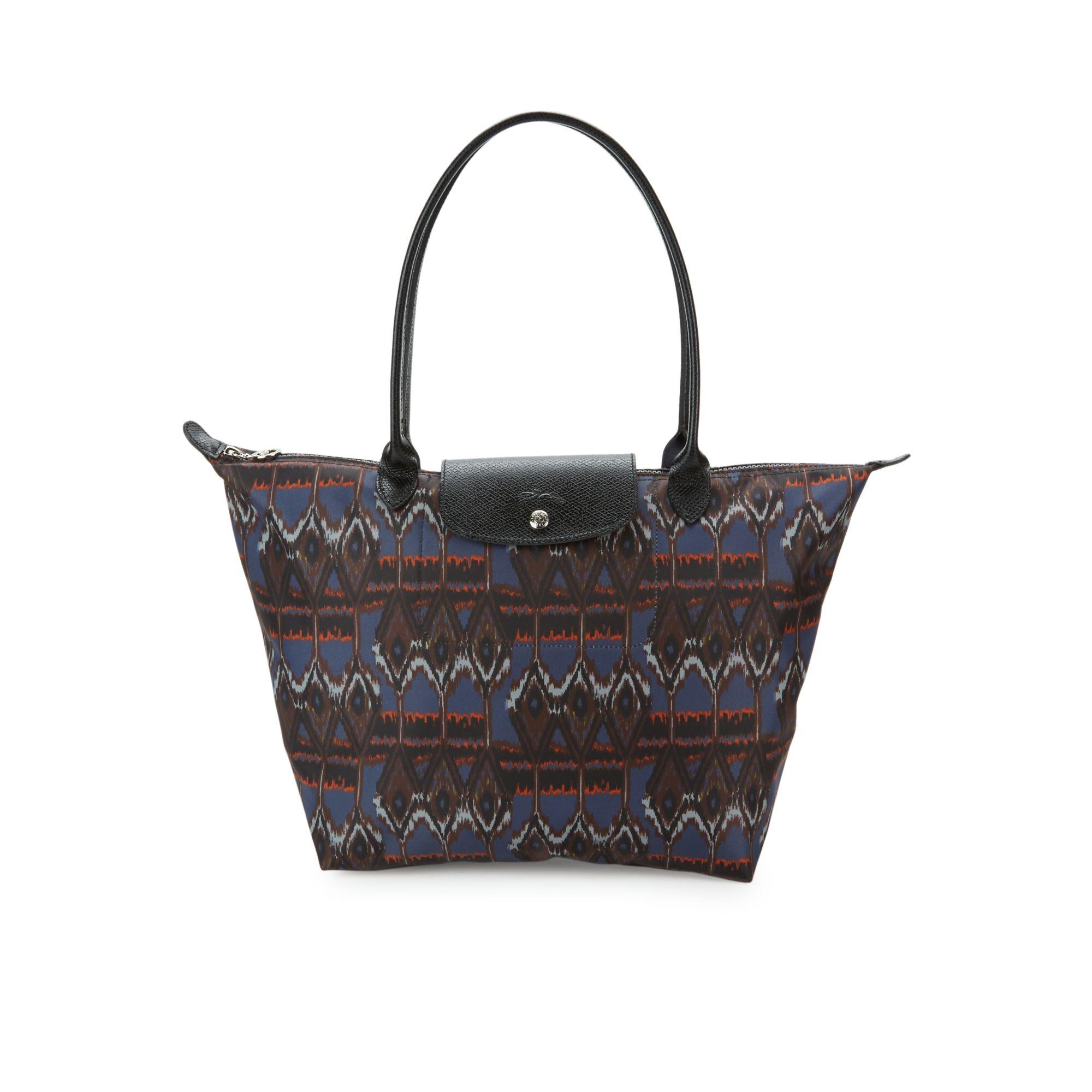longchamp blue large tote
