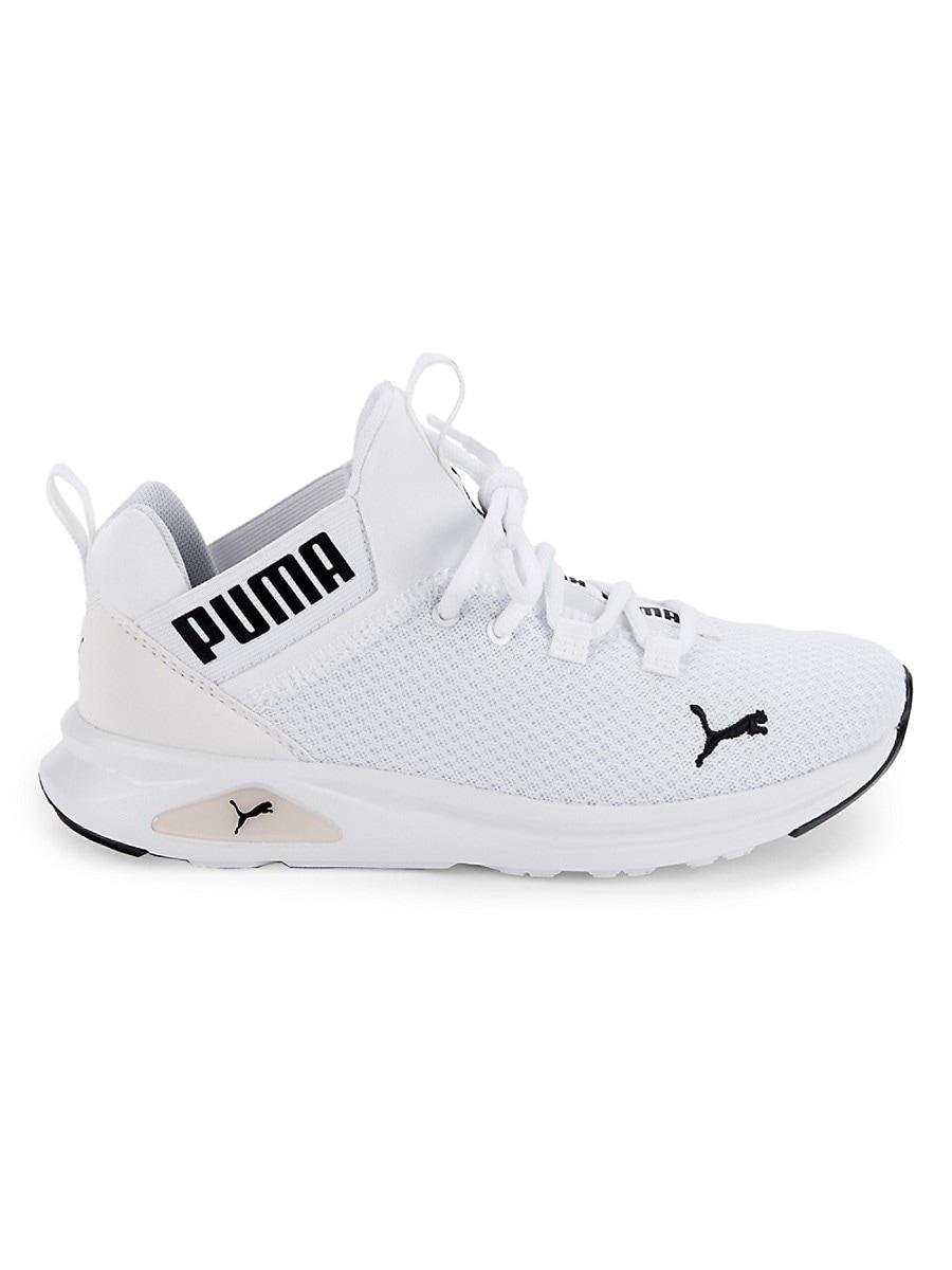 PUMA Enzo 2 Uncaged Mesh Running Shoes in White | Lyst Australia