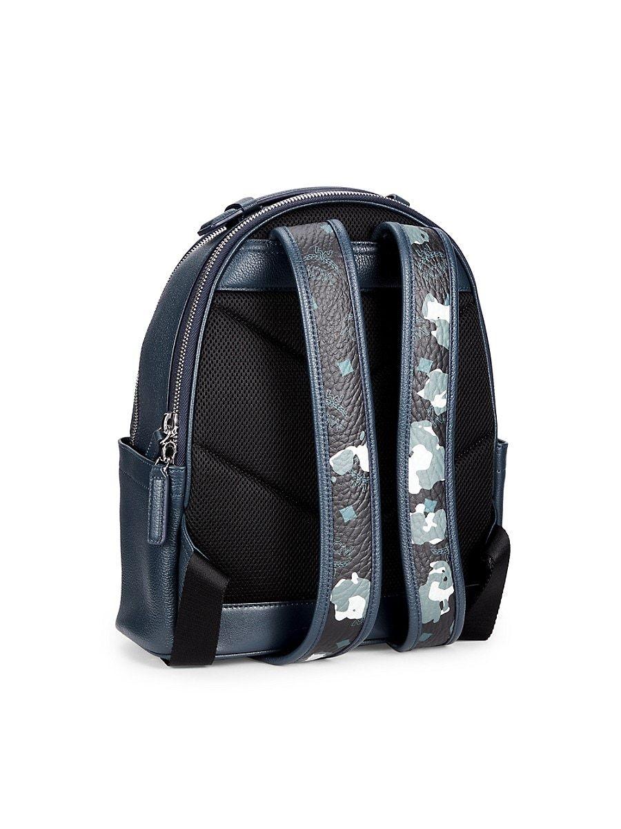 MCM Small Stark VI Leather Backpack on SALE
