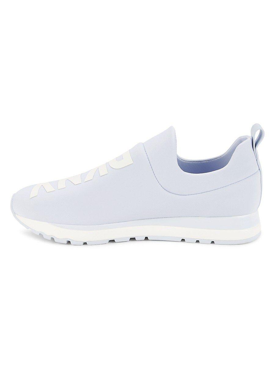 Dkny deals logo trainers
