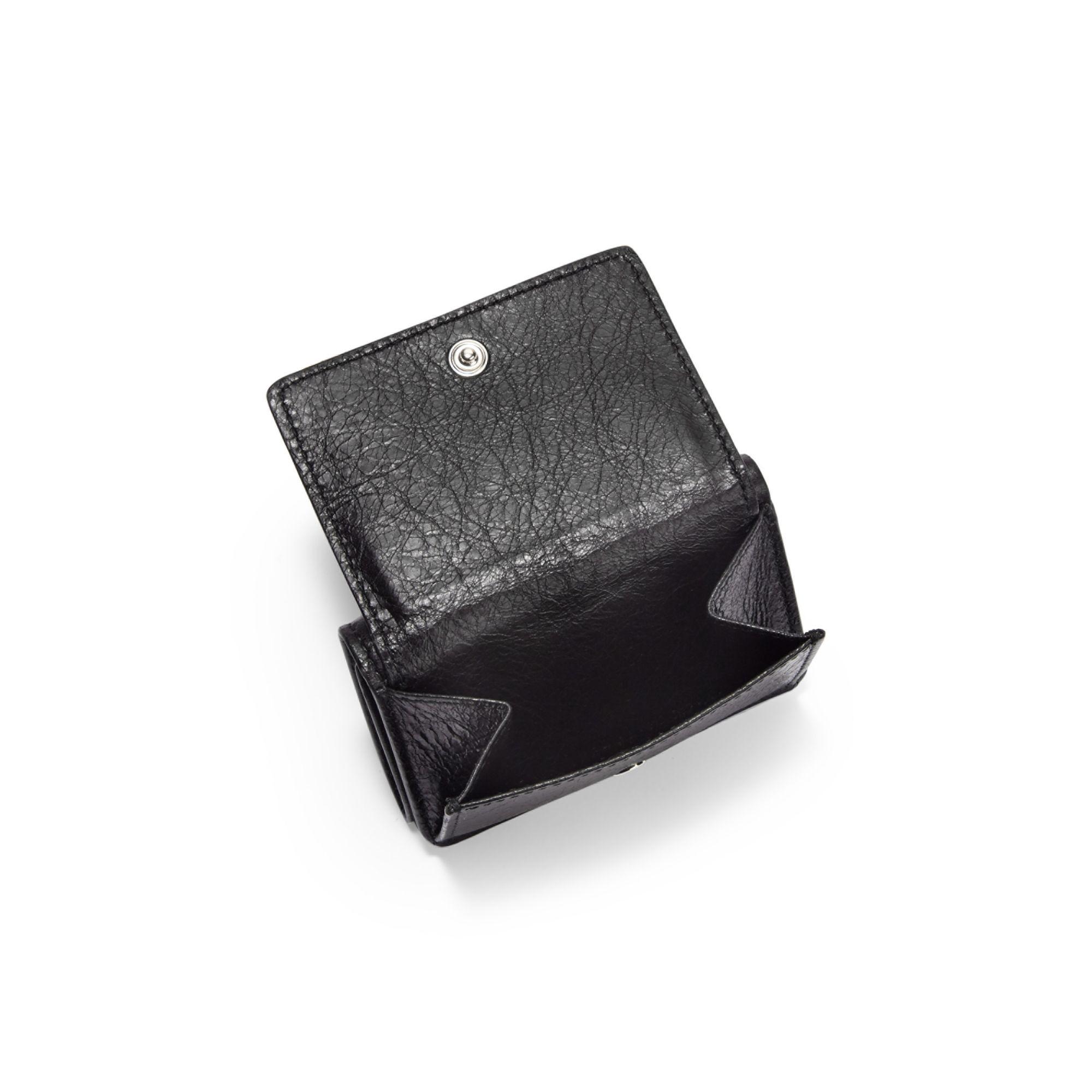 balenciaga mini leather wallet