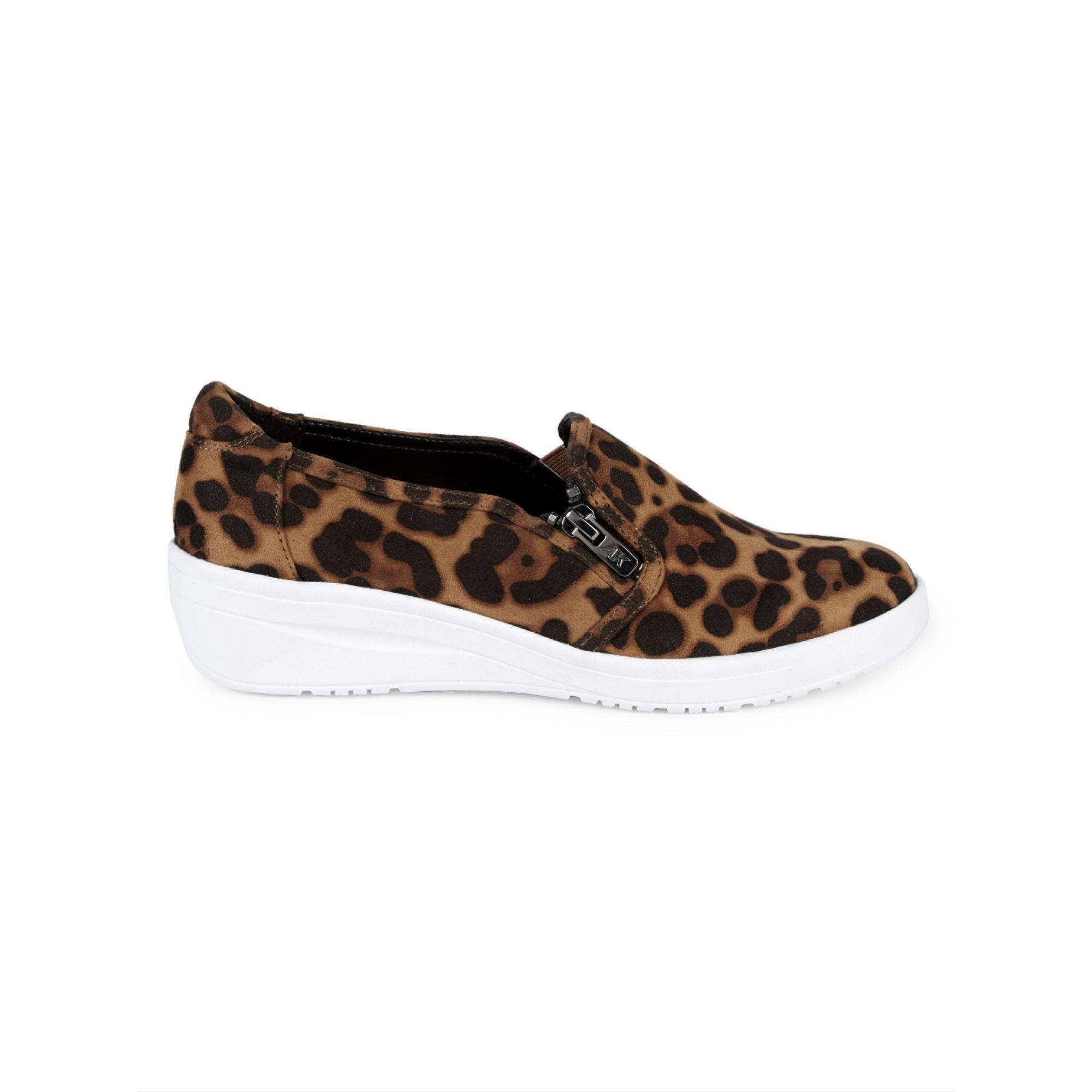 anne klein leopard sneakers