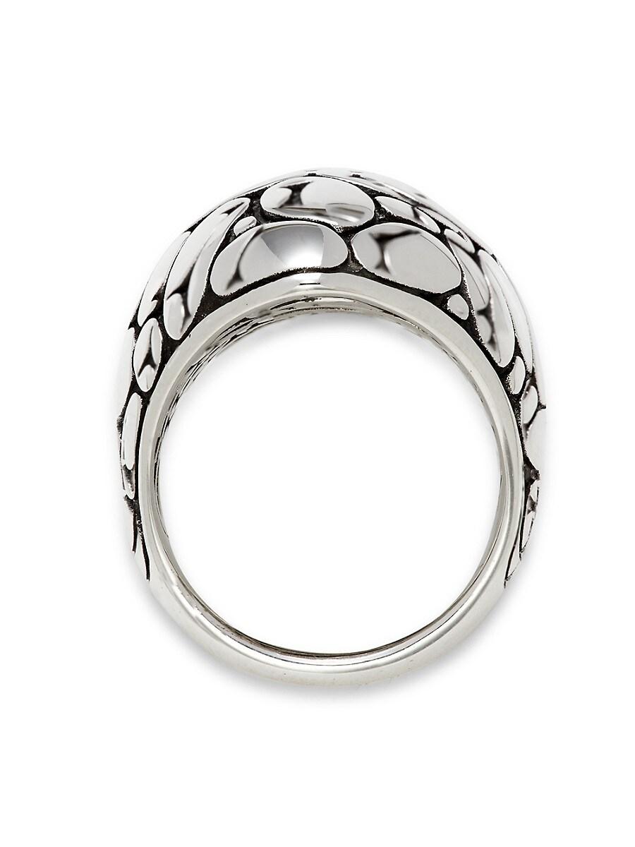 John Hardy Sterling Silver Kali Pebble Dome Ring in Metallic Lyst