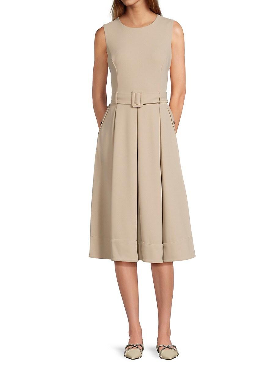Calvin Klein Belted Dresses for Women Lyst