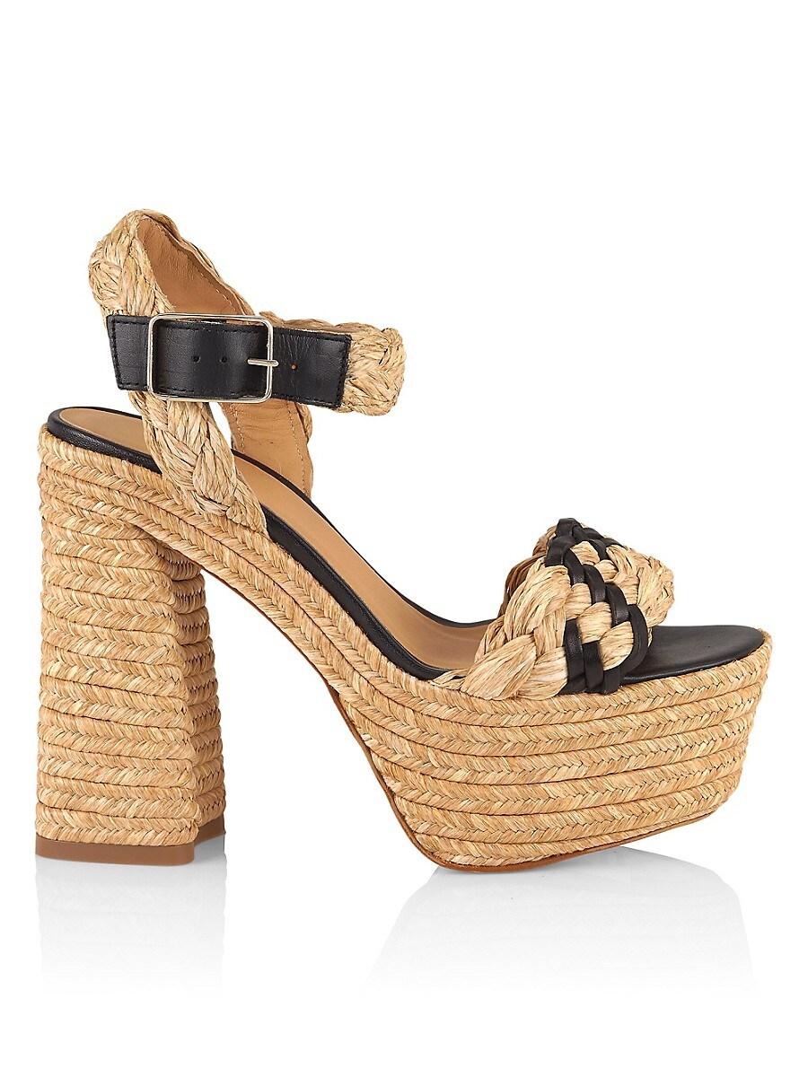 Designer Raffia Platform Sandals for Women Up to 87% off Lyst