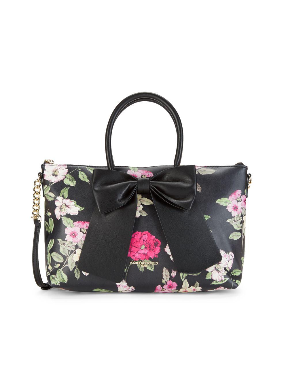 Karl lagerfeld floral bag Clearance