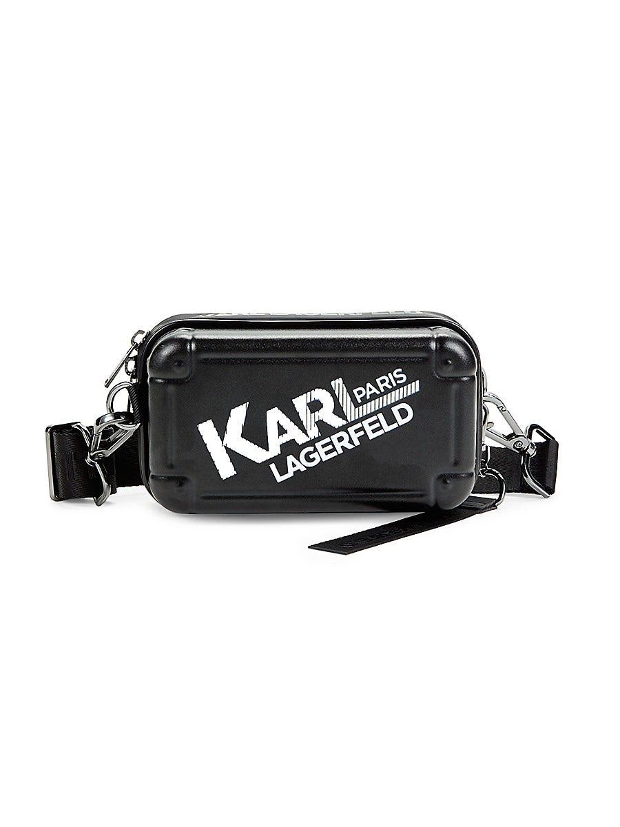 Karl Lagerfeld Logo Laptop Bag in Black for Men