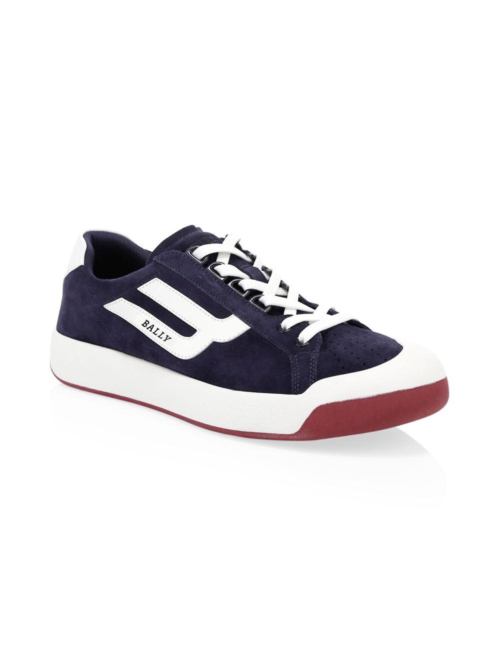Bally Leather The New Competition Sneakers in Blue for Men - Lyst