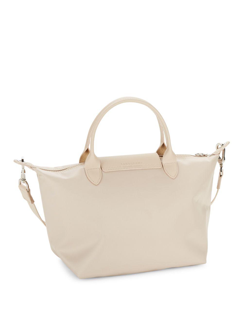 longchamp le pliage beige l