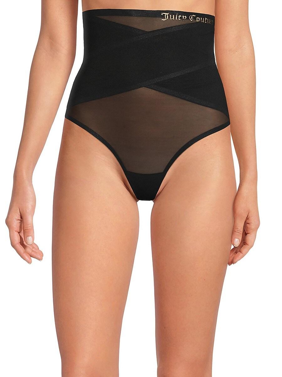 Juicy Couture High Waist Shapewear Panty in Black