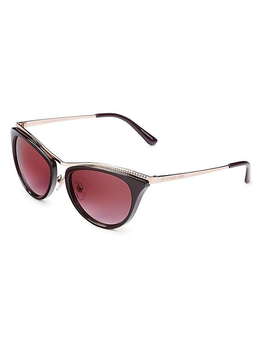 Michael Kors 54mm Cat Eye Sunglasses in Rose Gold (Pink) | Lyst