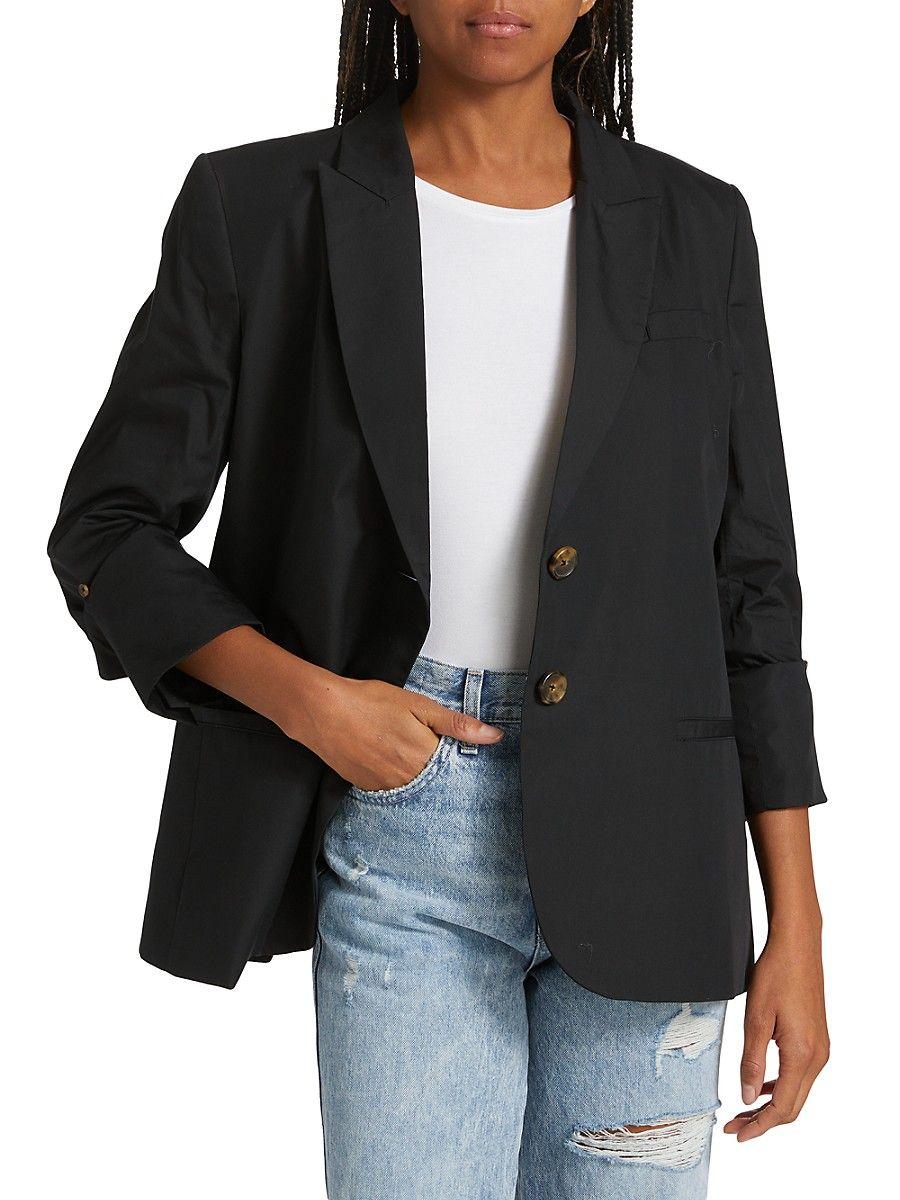 Twp Oversized Boyfriend Blazer in Black Lyst