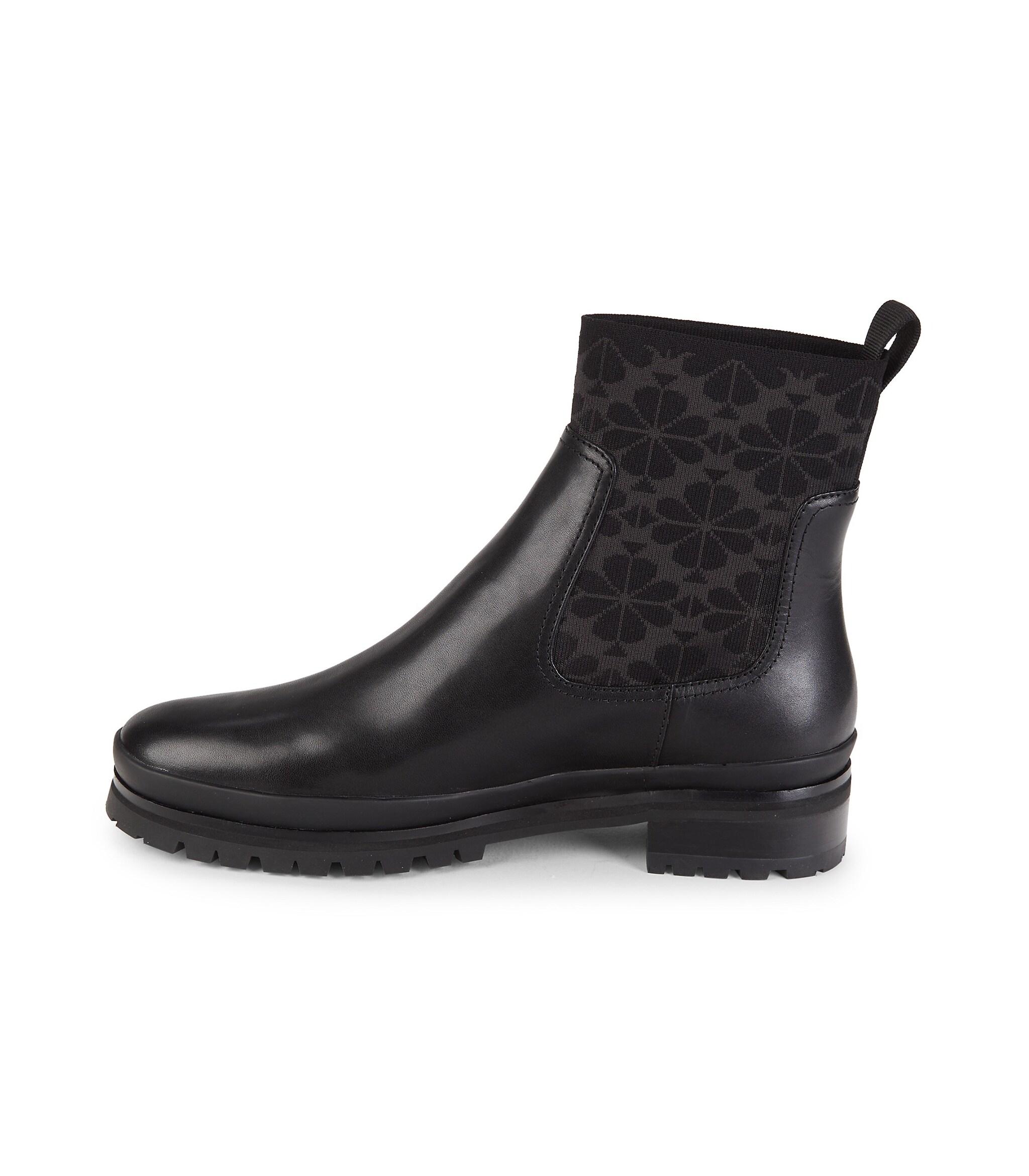 kig ind ingeniørarbejde godt Kate Spade Josie Leather Chelsea Boots in Black | Lyst