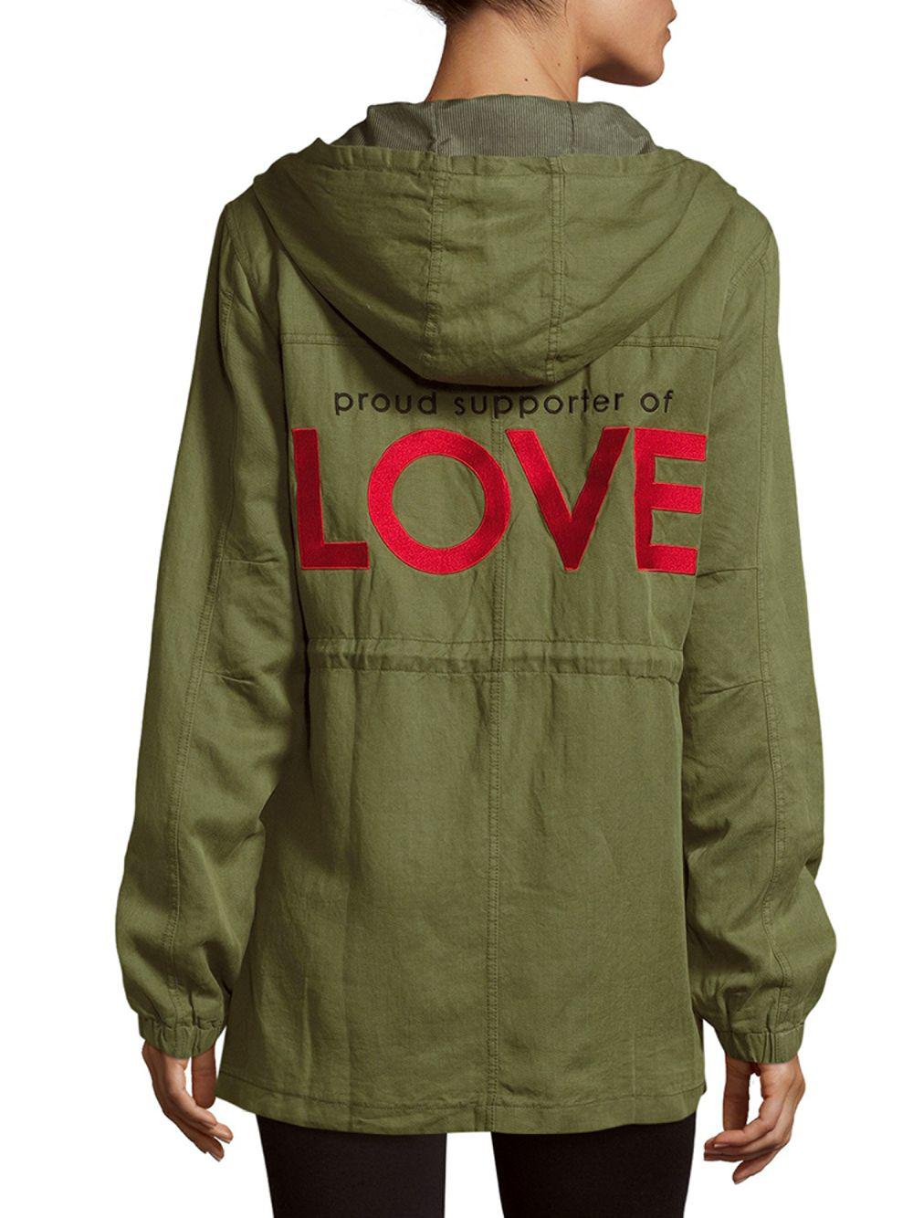 lv peace and love jacket