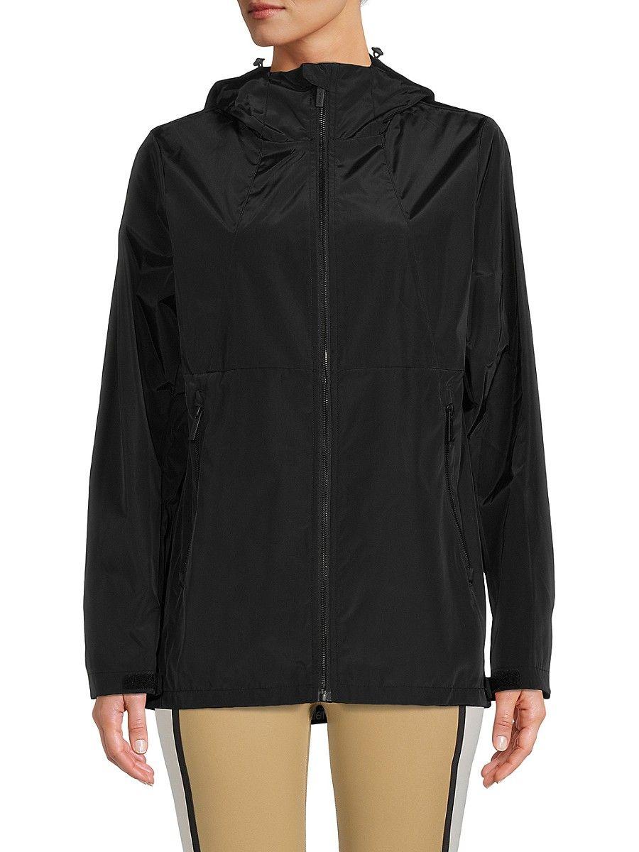 Calvin Klein Solid Windbreaker Jacket in Black | Lyst