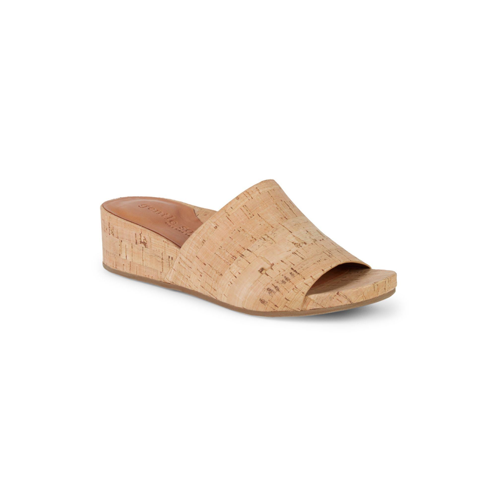 gentle souls gisele wedge slide