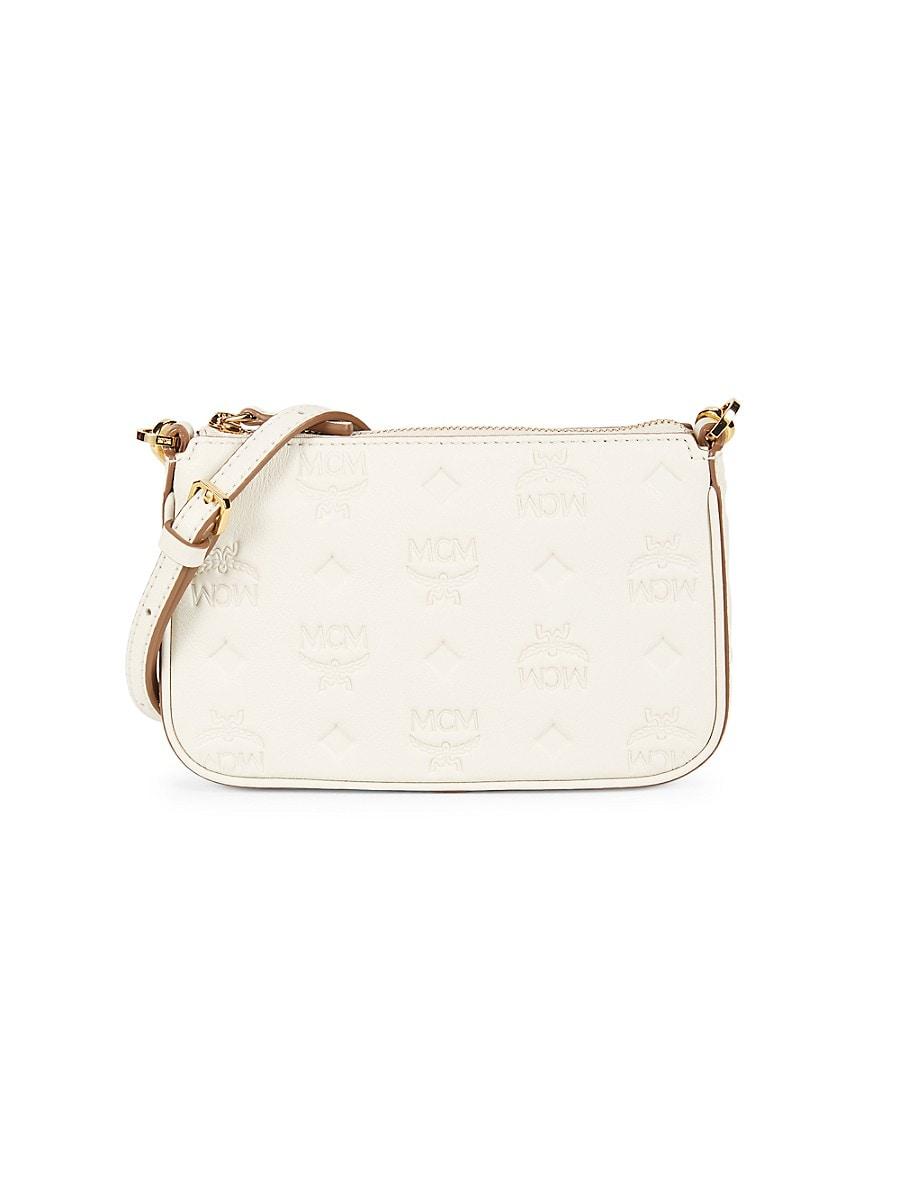Mcm white cheap crossbody