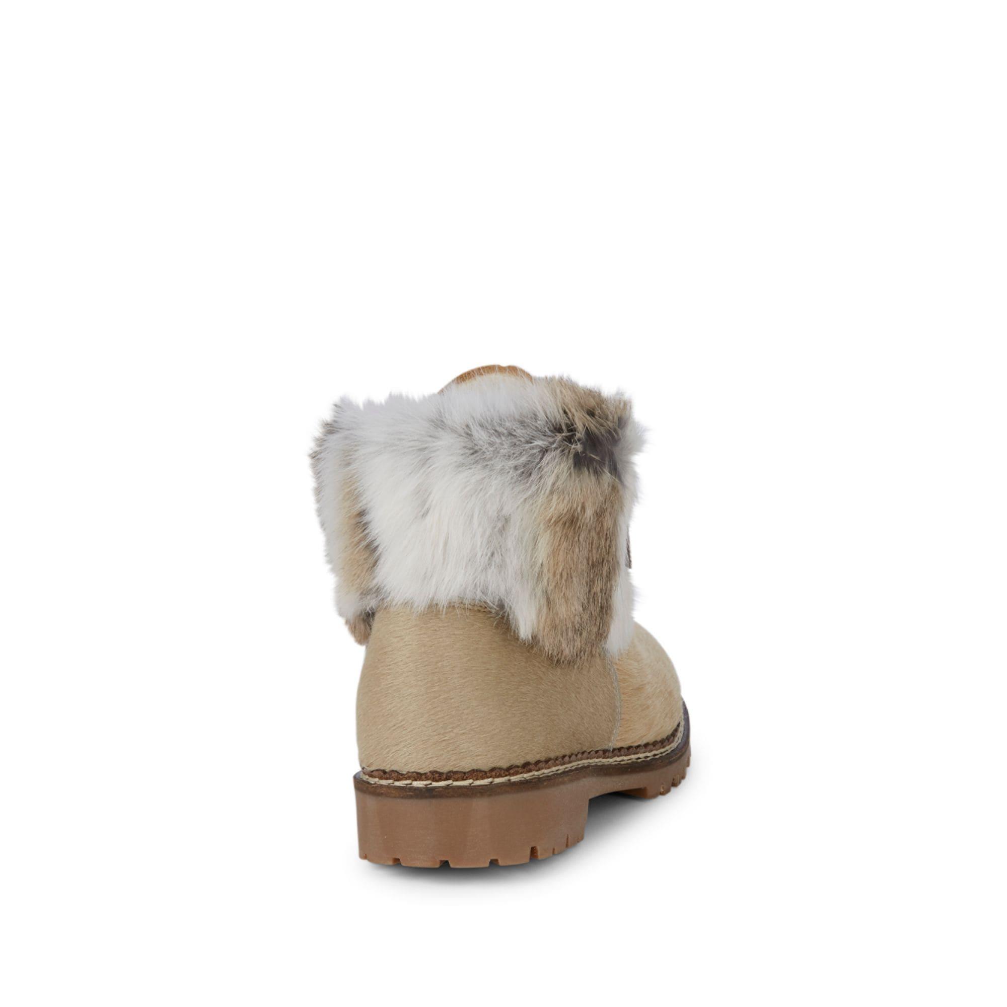 pajar rabbit fur boots