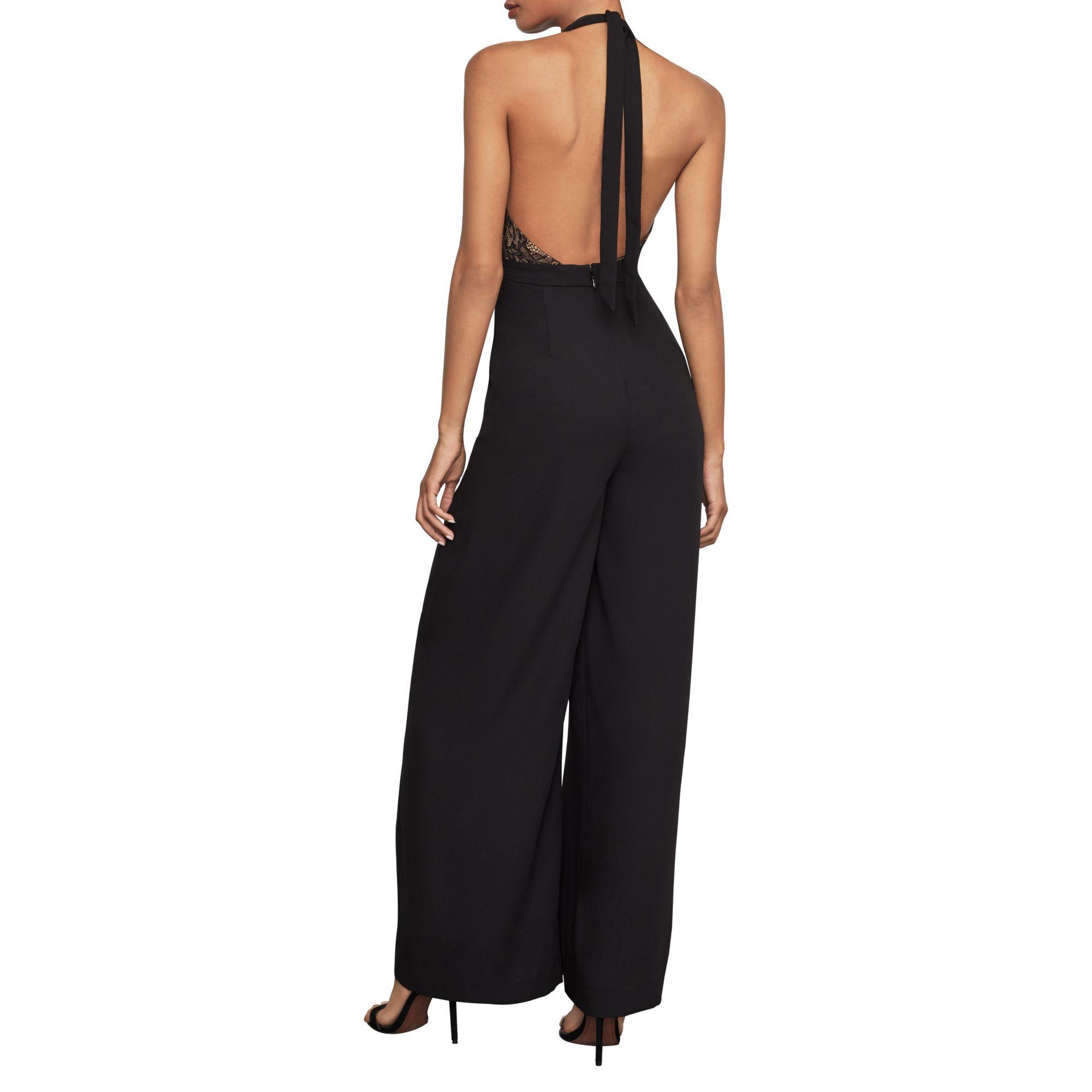 bcbg halter jumpsuit