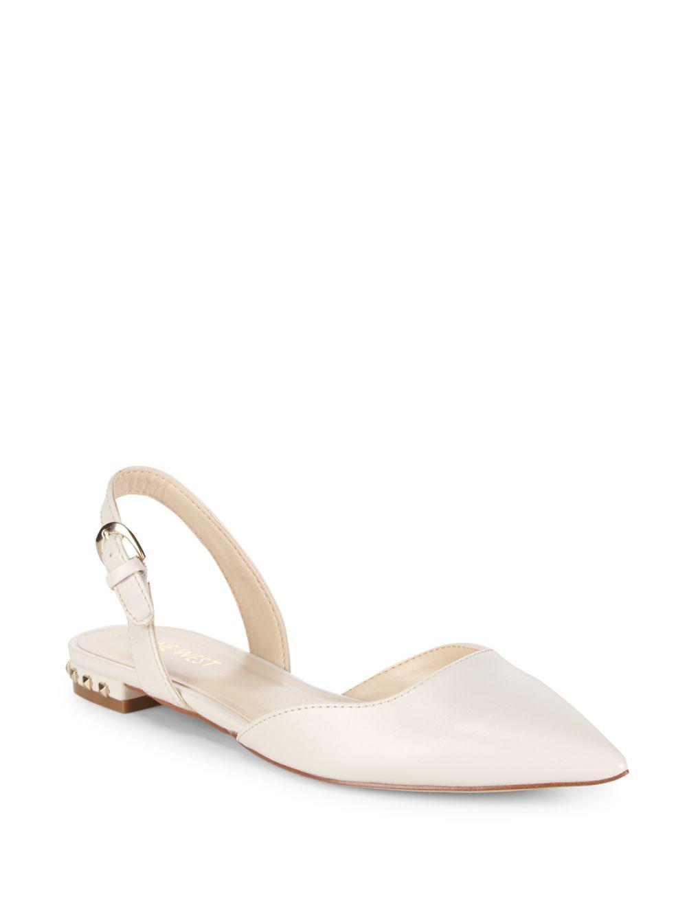 nine west slingback flats