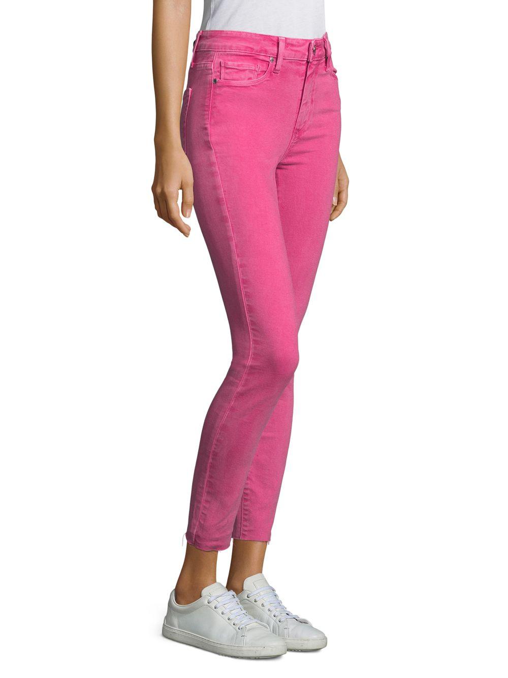 paige pink jeans