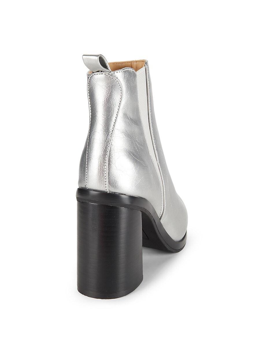 Charles david white boots best sale