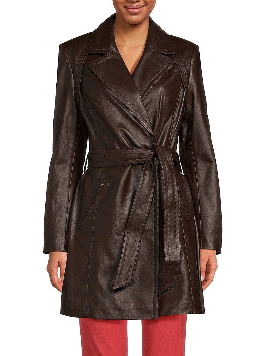 Badgley mischka washed deals leather moto jacket