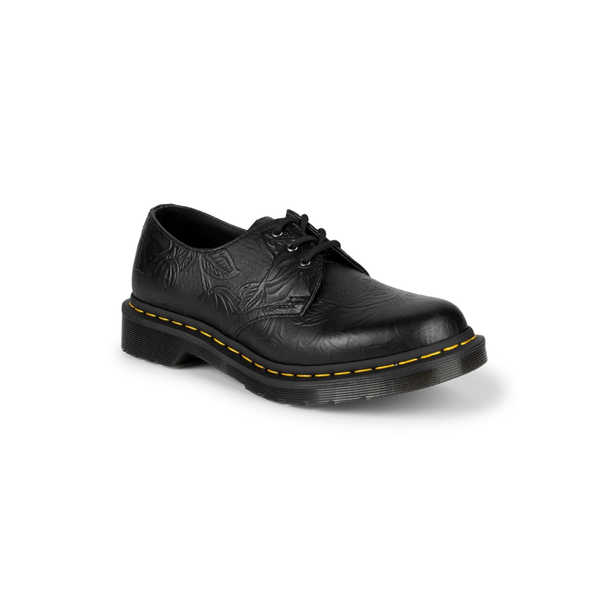 dr martens 1461 floral emboss