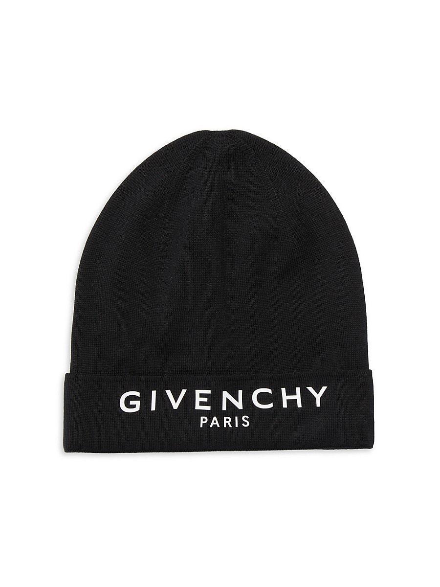 Logo-Embroidered Wool and Cashmere-Blend Beanie