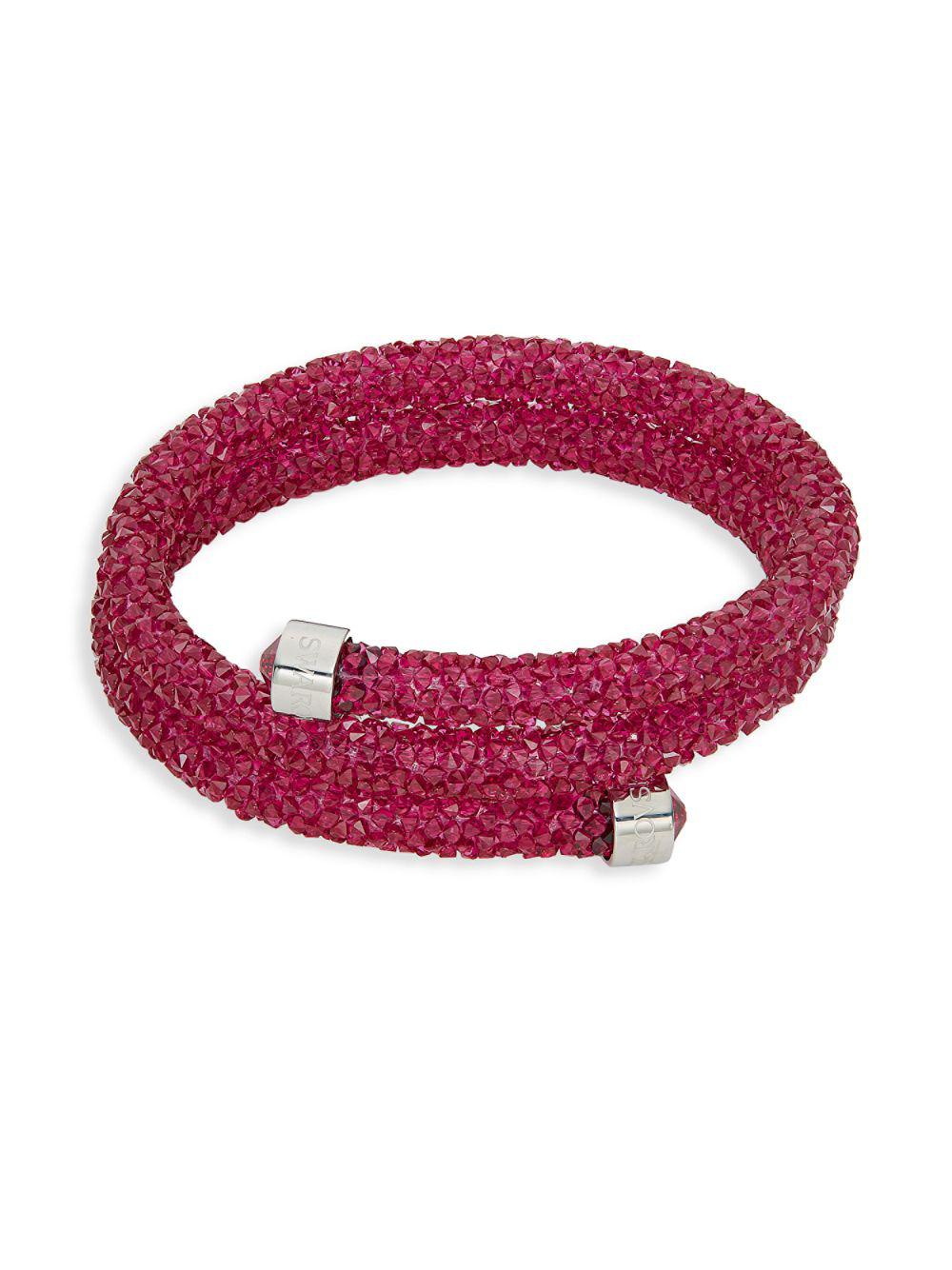 Swarovski Crystals Cuff Bracelet Lyst