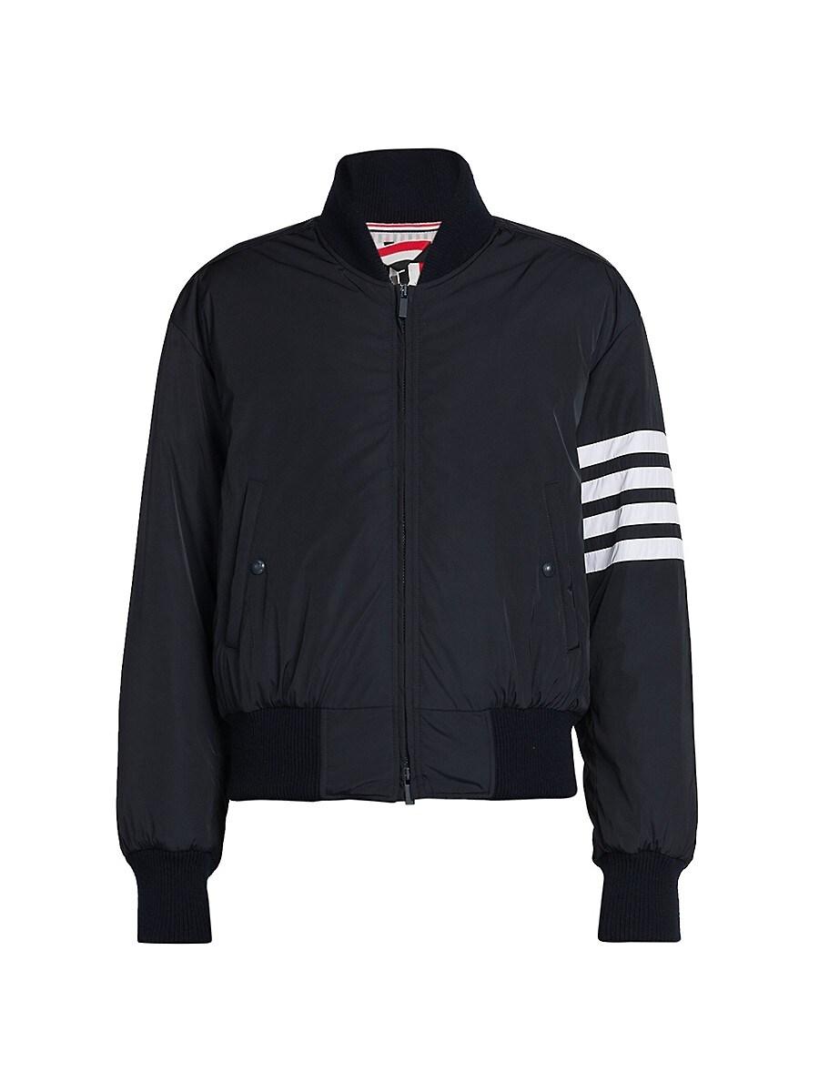 【トムブラウン】 Jackets - Oversized Jackets ジャケット Thom Browne - Snap Front Oversized Cropped Blouson Jacket