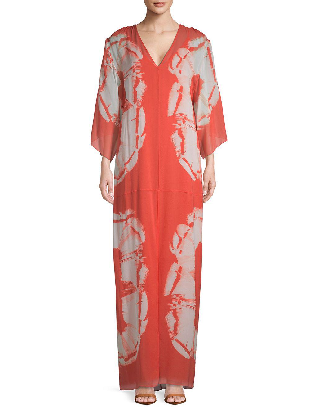 halston caftan