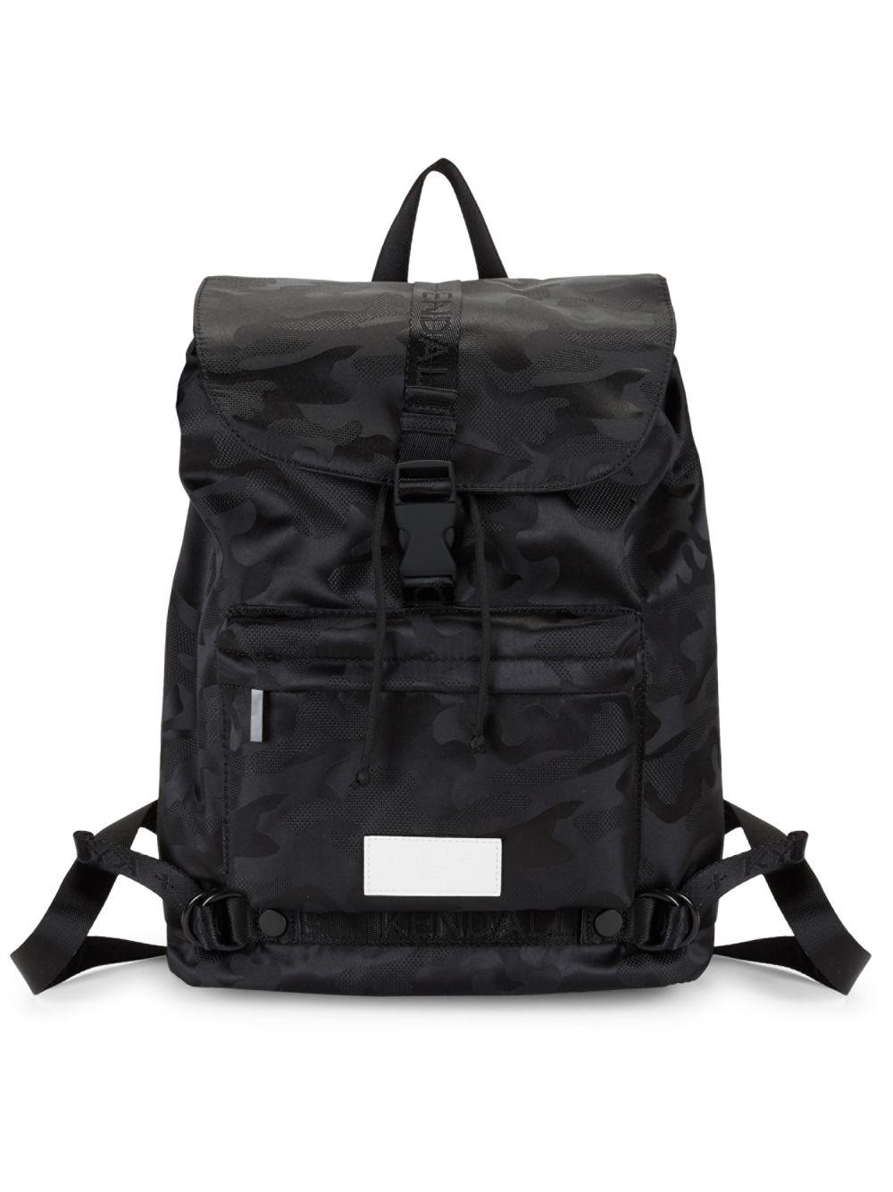 Kendall + Kylie Camo Printed Backpack in Black - Lyst