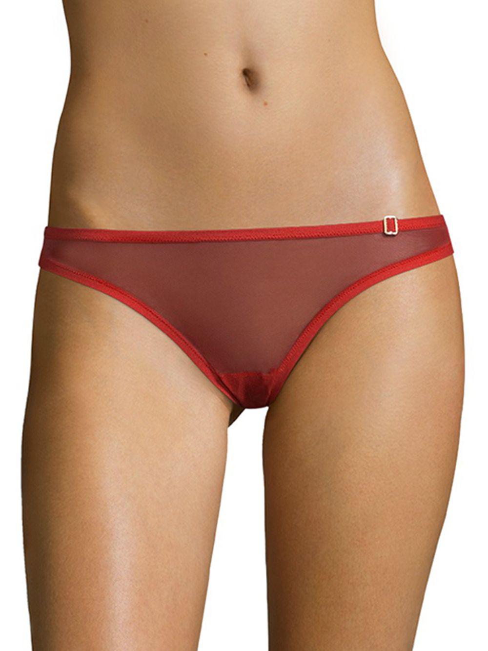 La Perla Slip Donna Bikini Bottom in Red | Lyst