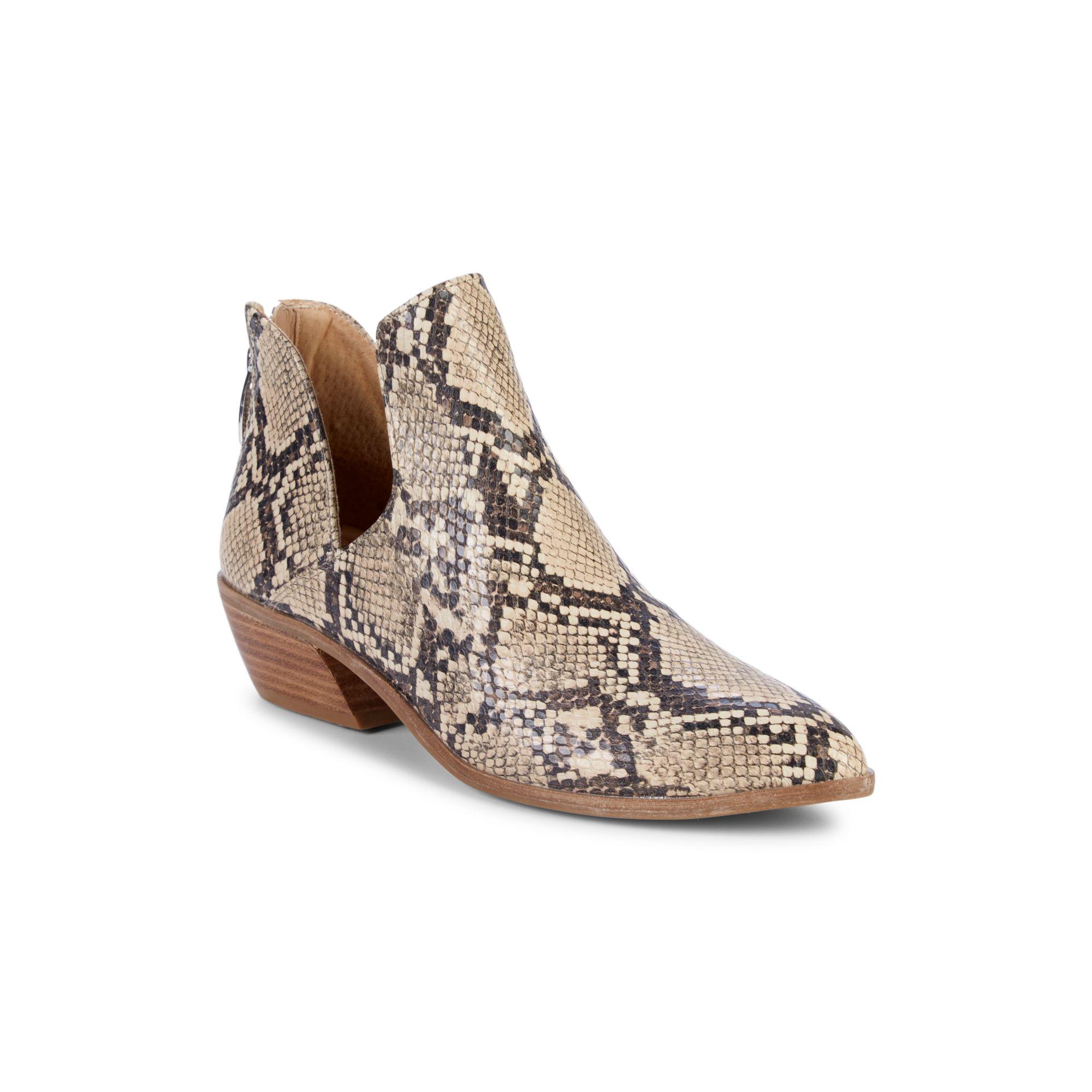 steven by steve madden snakeskin boots