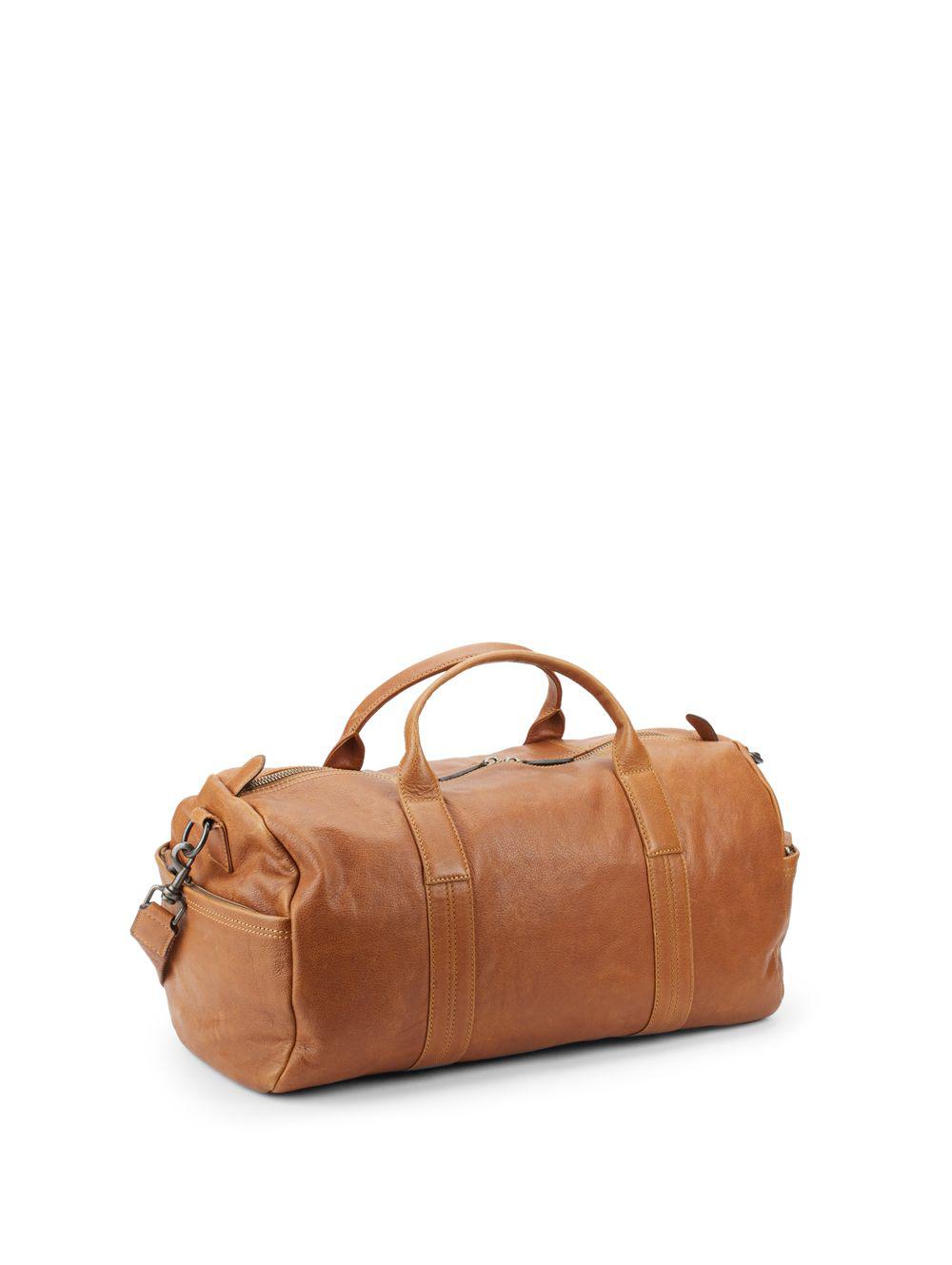 frye leather duffle