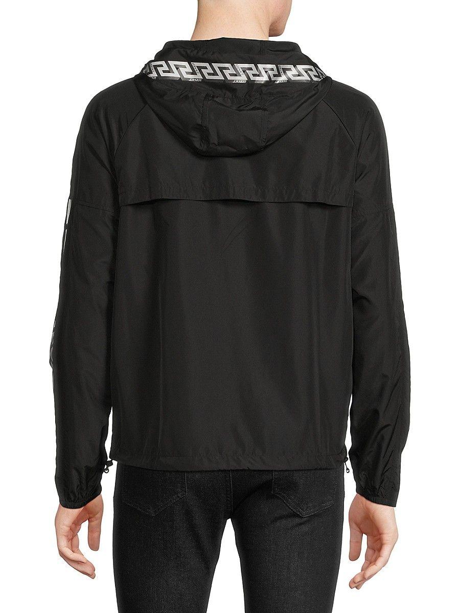 versace la greca zip up jacket