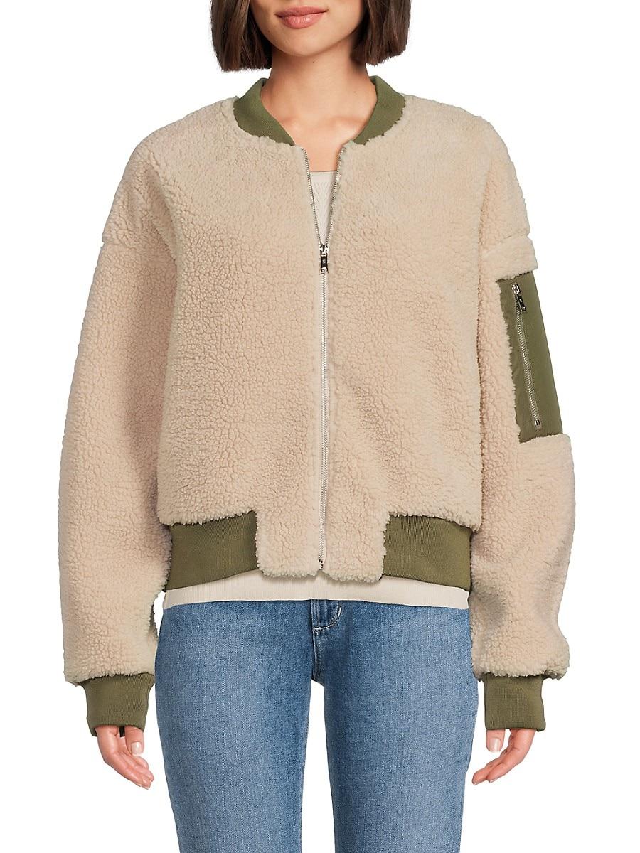 Noisy may teddy bomber hot sale
