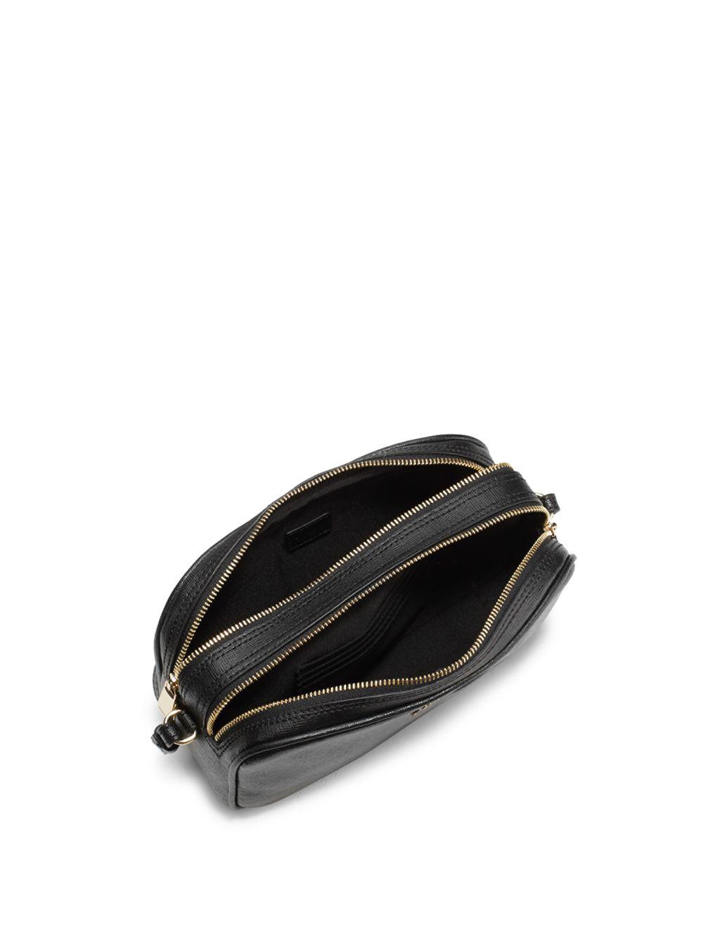 Furla Leather Lilli Xl Crossbody Bag in Onyx (Black) | Lyst