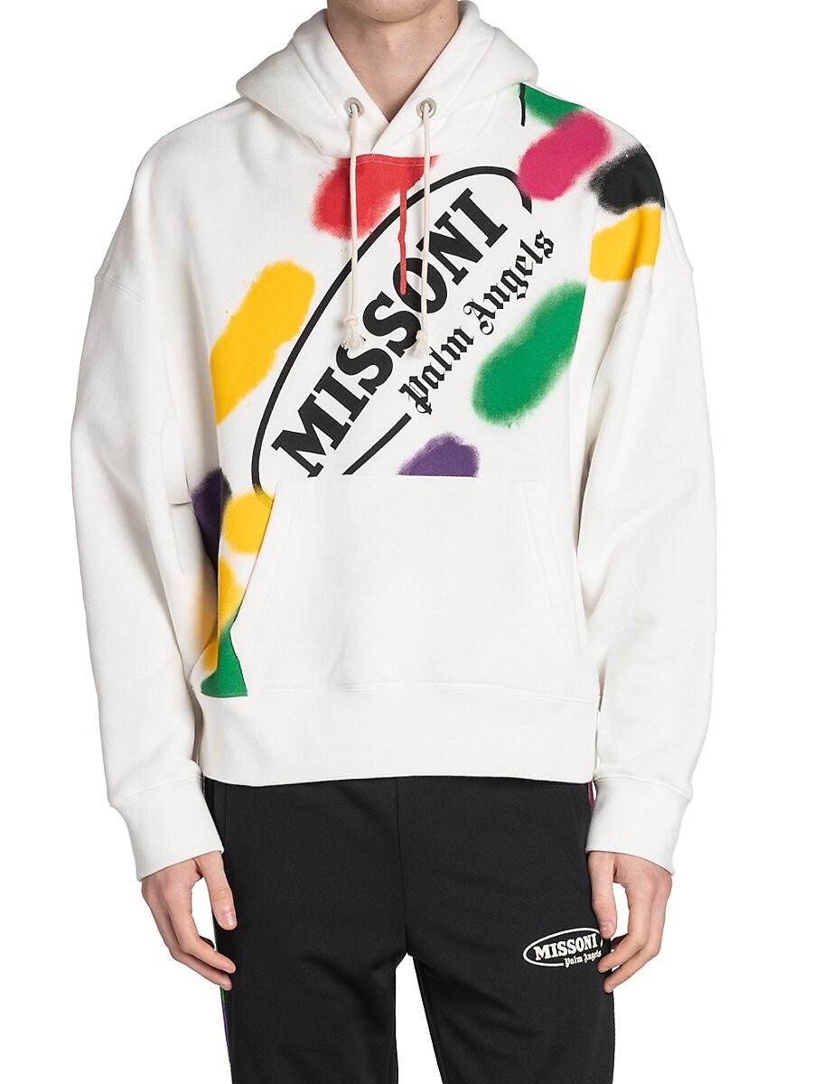 Palm angels multicolor best sale hoodie