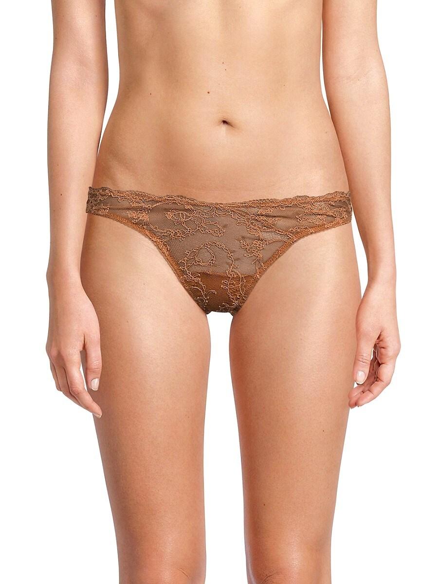 Journelle Mae Lace Thong Panty in Natural