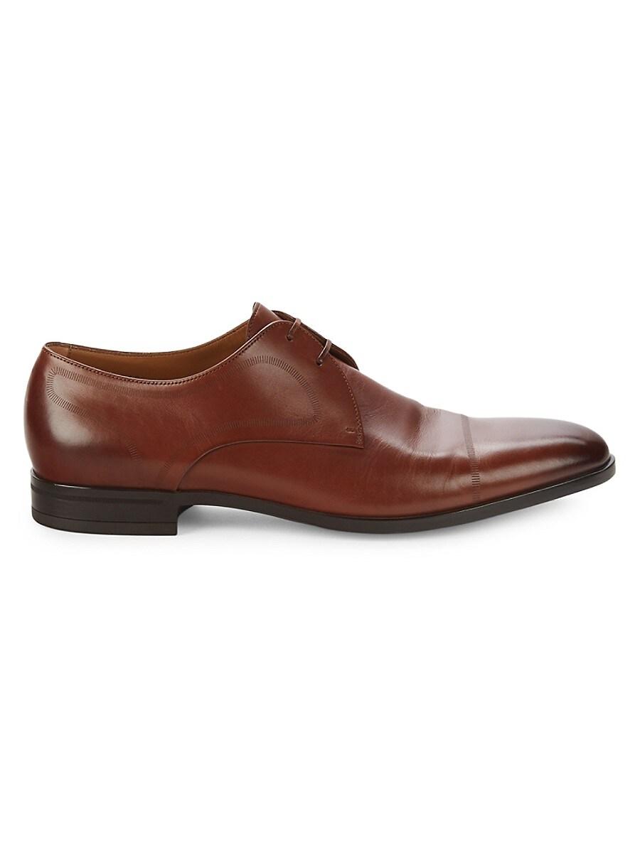 BOSS by HUGO BOSS Kensington Leather Oxfords in Brown for Men Lyst