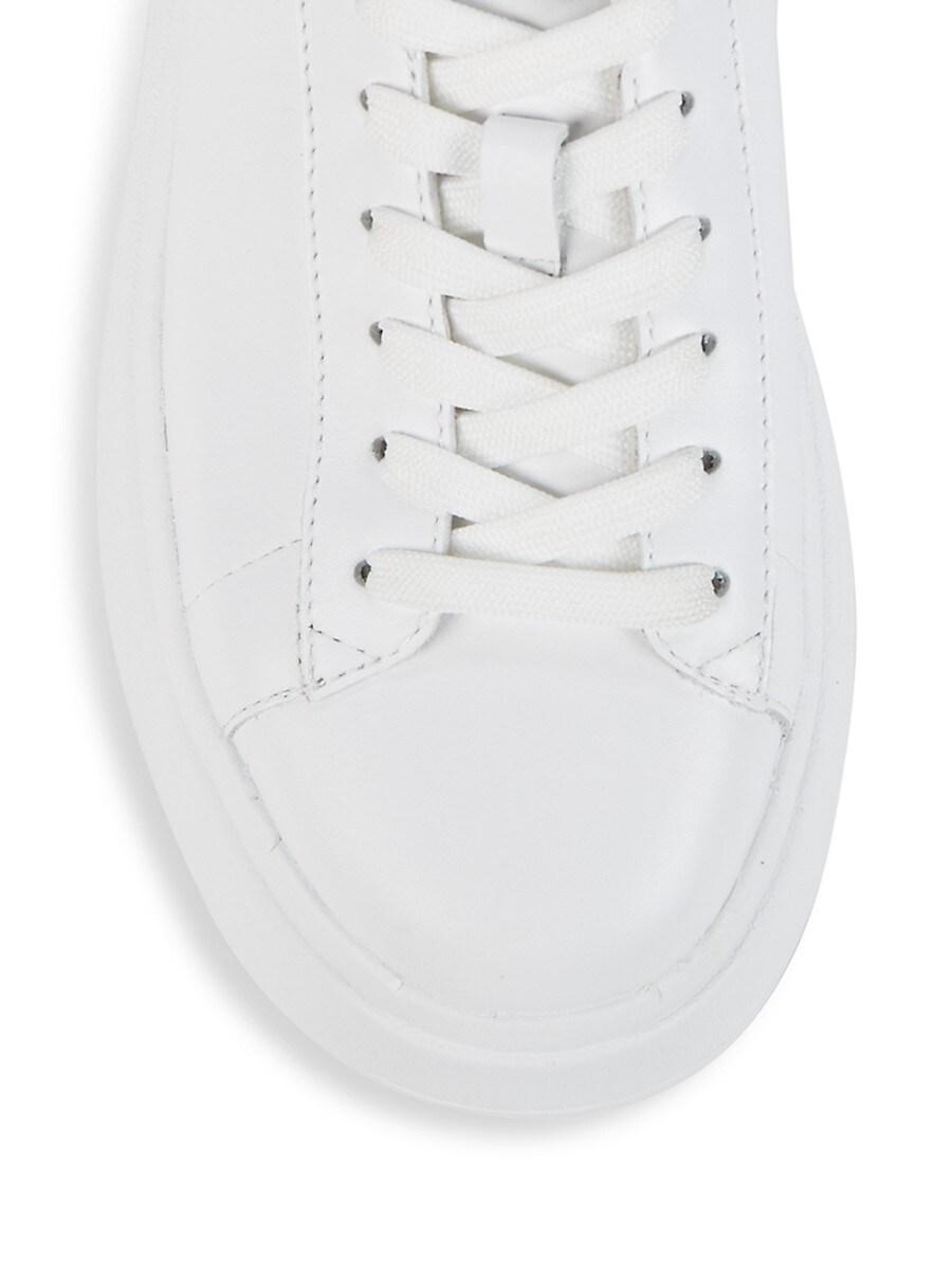 snake print platform sneakers