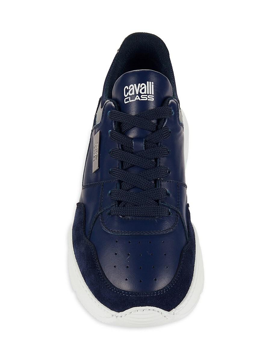 Cavalli Class by Roberto Cavalli Jilly Logo Low Top Sneakers