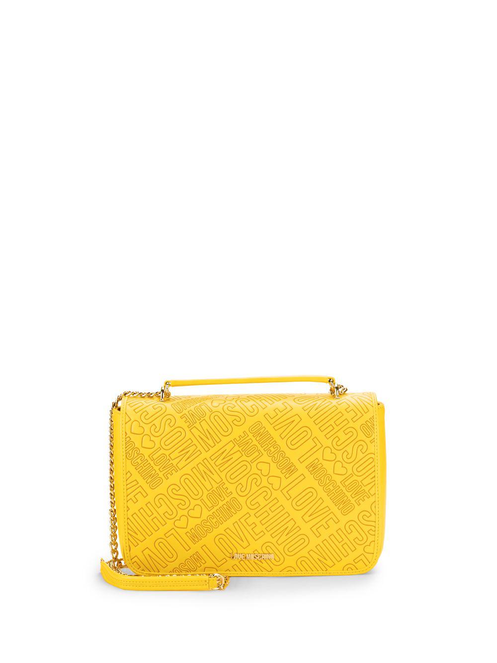 love moschino yellow bag