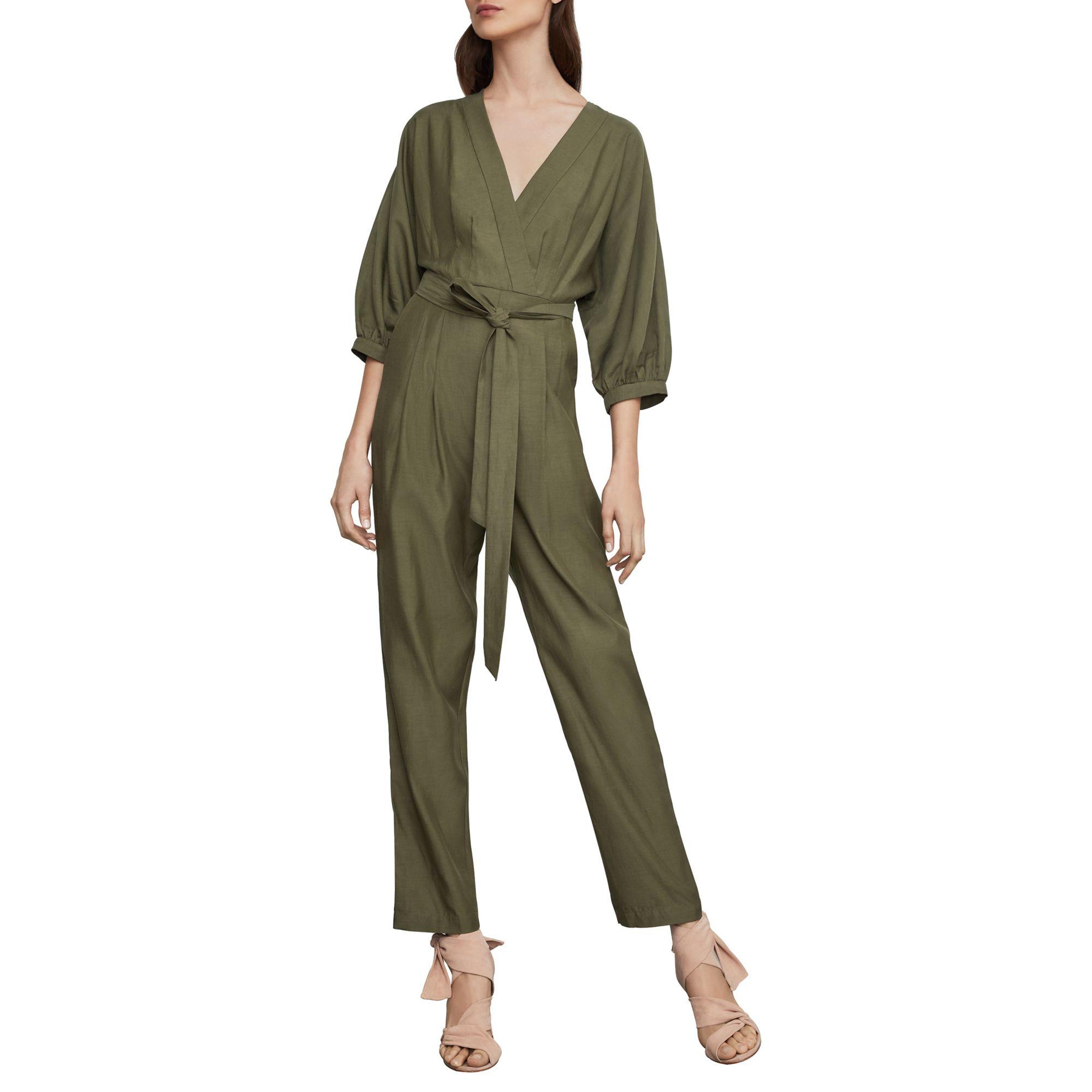 bcbg faux wrap jumpsuit