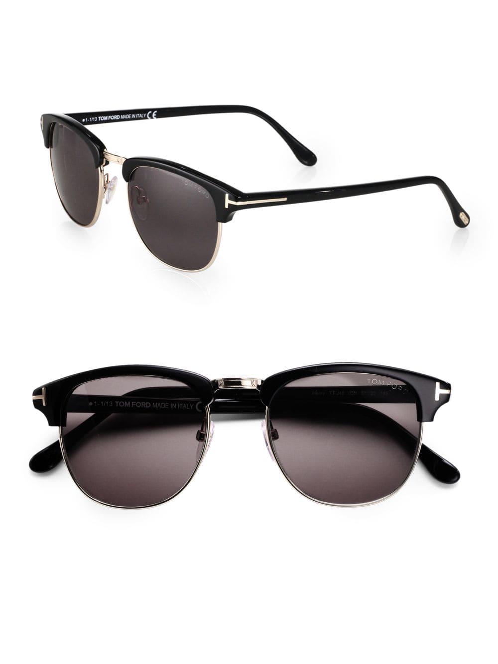 Tom Ford 53mm Henry Retro Sunglasses for Men | Lyst Canada