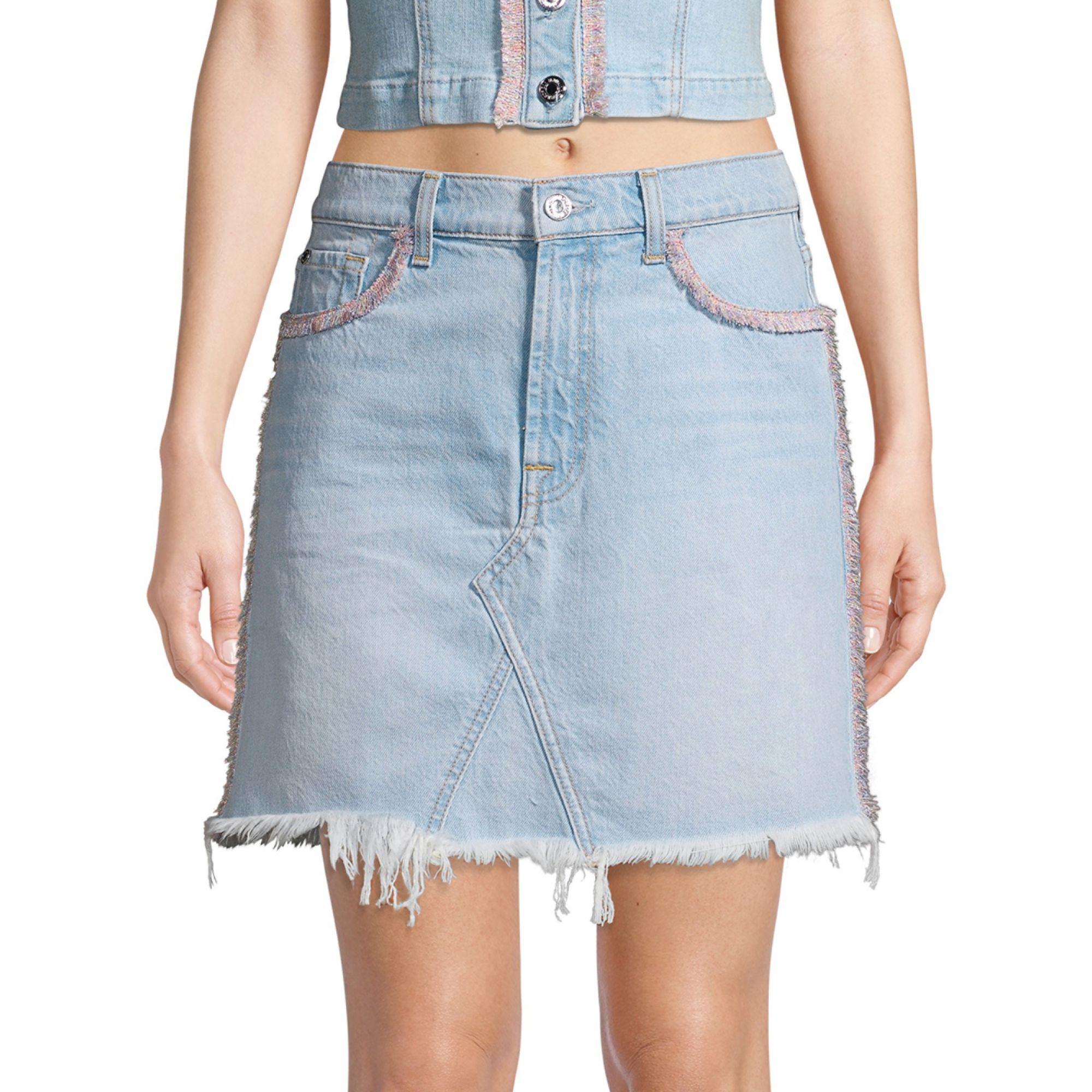 seven denim skirt